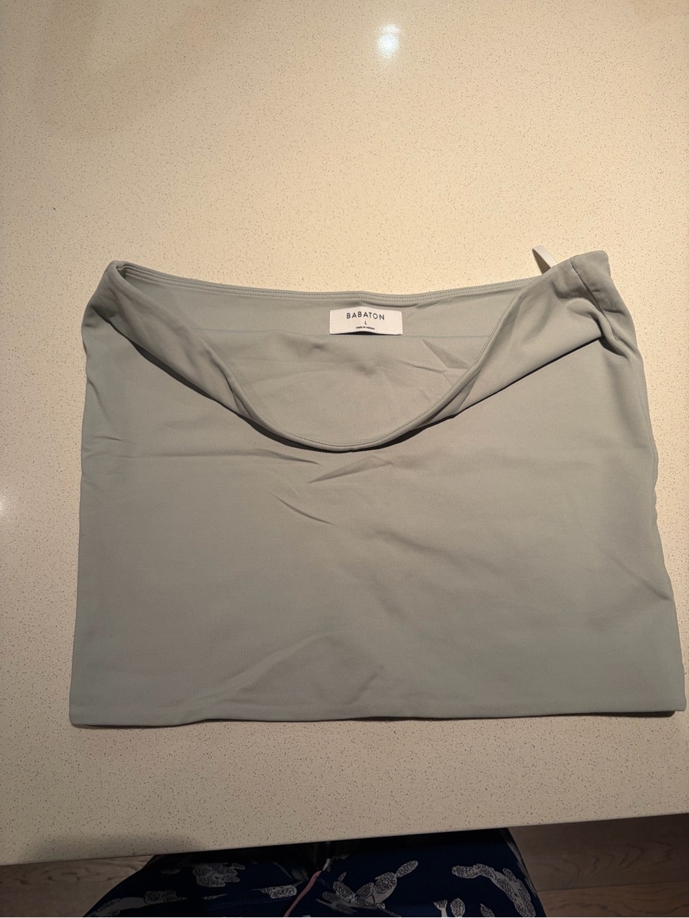 Babaton Light Sage Green Midi Top